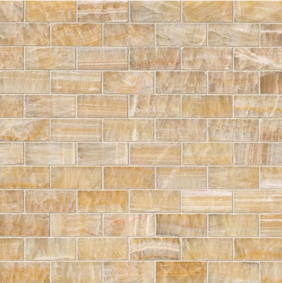 Giallo Crystal Onyx Subway Tile 2 4 Perfection Kitchens