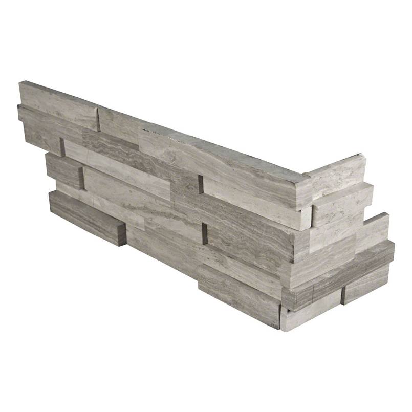 White Oak 3D Honed 6x18x6 Corner