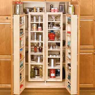 Swing Out Complete System Tall Pantry Accessories Perfection